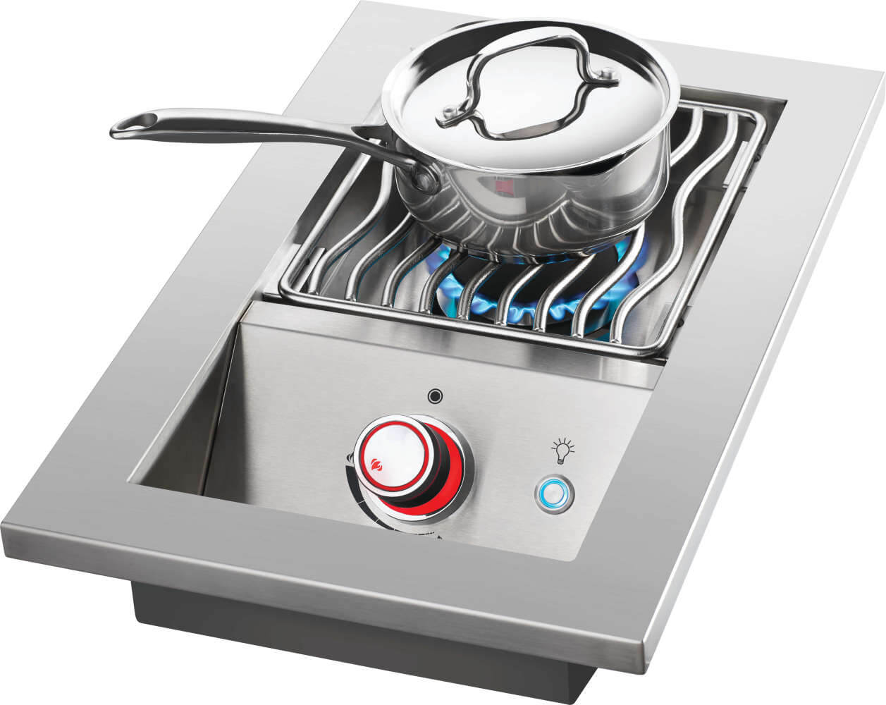 Napoleon Built-in 700 Series Single Range Top Burner with Stainless Steel Cover (NATURAL GAS)