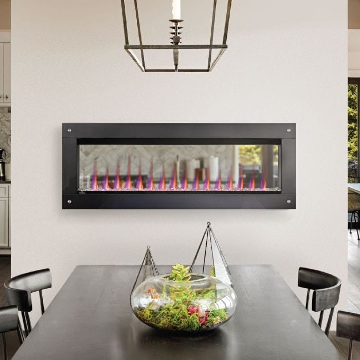 Napoleon CLEARion™ Elite See-Through Electric Fireplace – Dual Room Comfort, Total Control