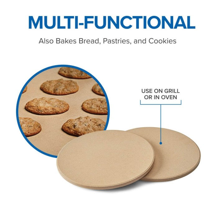 Napoleon 10 Inch Personal Sized Pizza/Baking Stone Set