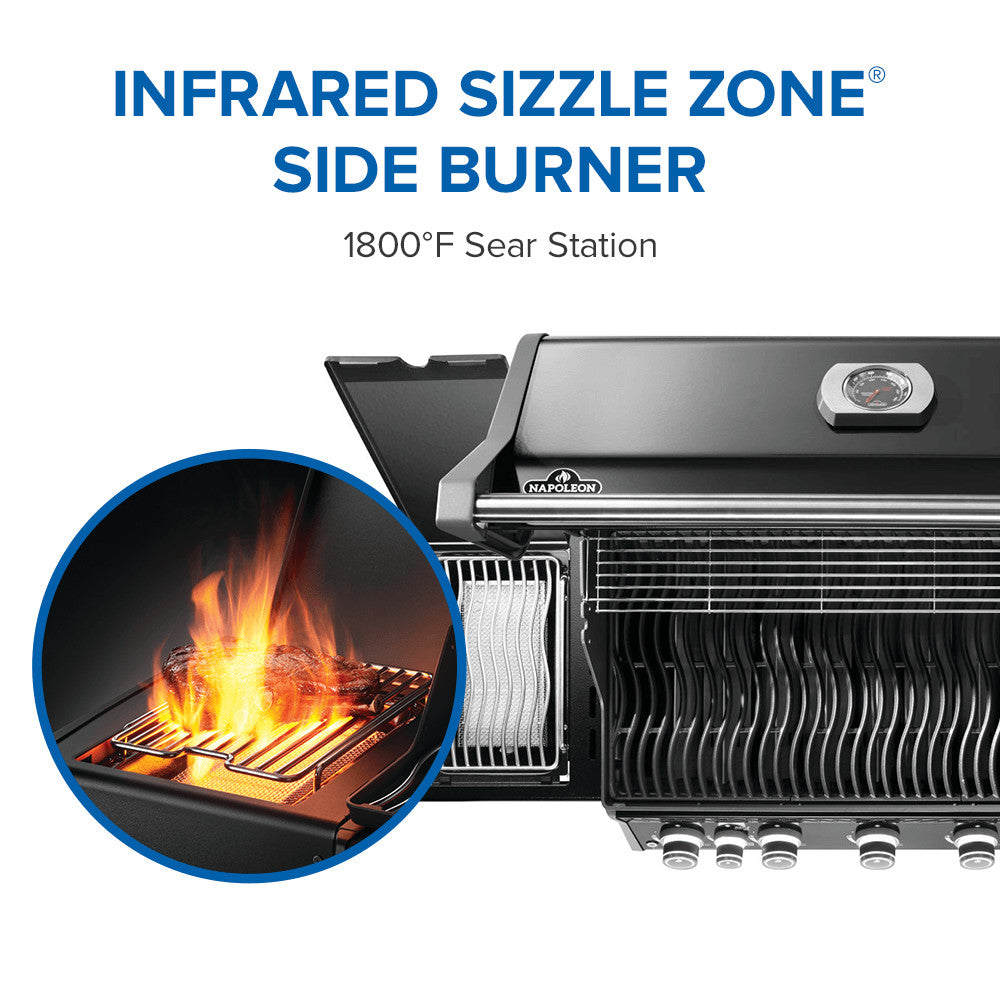 Napoleon Rogue® PRO 625 SIB Black Gas Grill